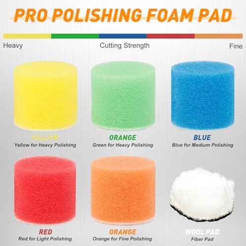 354 PCS 1 Inch Wet Dry Sanding Discs Drums 60-10000 Grit Assorted - Image 5