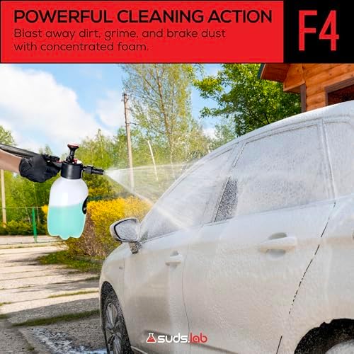 Suds Lab F4 Foaming Pump Sprayer, 70 oz. UV Resistant Canister, Ergonomic - Image 6