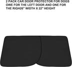 2 Pcs Car Door Protector for Dogs Waterproof Anti Scratch Pet Car Door Cover Protector Vehicle Door Guards Fits Sedans and SUVs Pet Travel （2 Pack） (Black) - Image 4