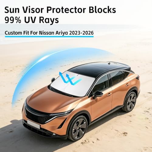 Windshield Sun Shade for Nissan Ariya 2023-2026 Sunshade - Image 2