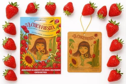 Parts Direct cf-4 Original La Chica Fresita Automotive Air Freshener, Strawberry, 4 Piece - Image 6