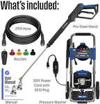 Westinghouse WPX3400e Electric Pressure Washer, 3400 Max PSI and 2.0 Max GPM, Brushless Motor, Onboard Soap Tank, Spray Gun and Wand, 5 Nozzle Set, for Cars/Fences/Driveways/Homes/Patios/Furniture - Image 6