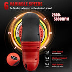 Polisher for Car Detailing to 5500Rpm (Red, Upgraded Version) - Image 3