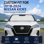 Custom Fit Windshield Sun Shade for Nissan Kicks 2018-2024 - Image 2