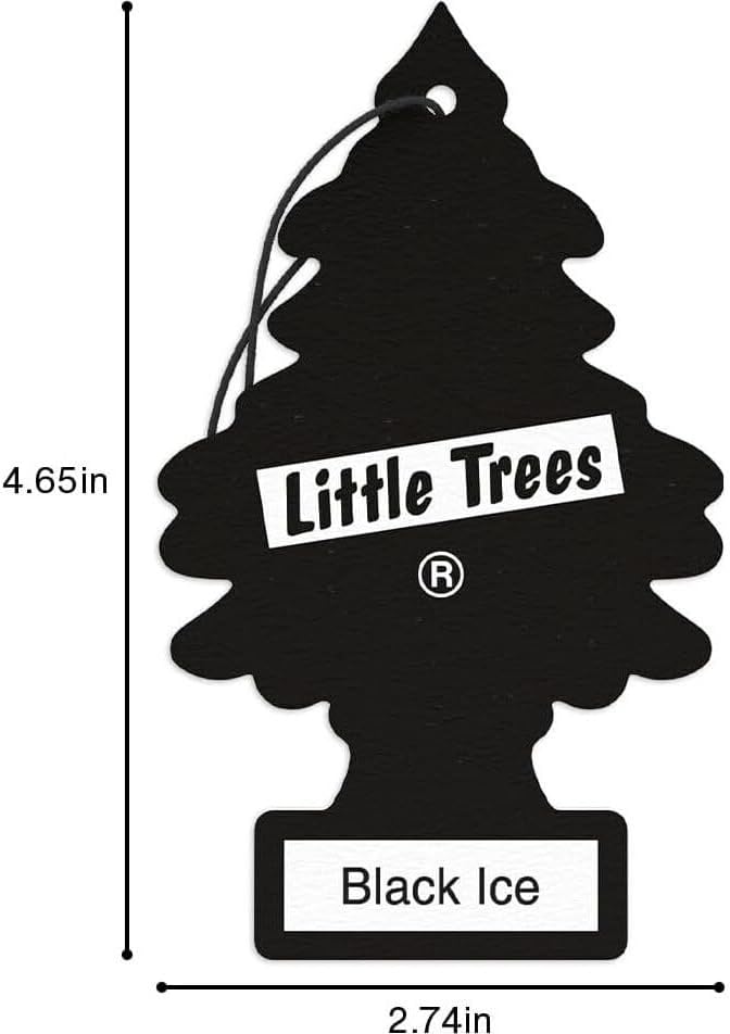 Little-Trees Black Ice Little Tree Air Freshener- 24 Pack - Image 7