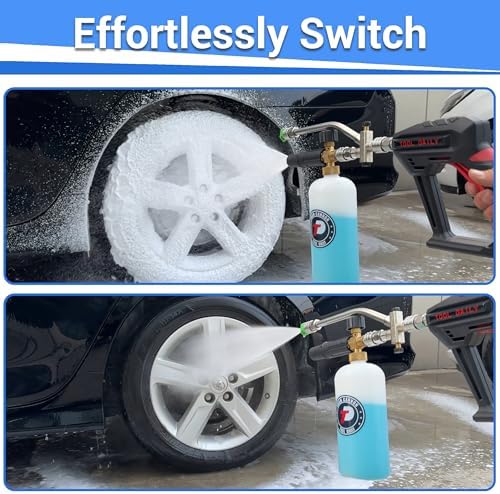 Tool Daily Short Pressure Washer Gun with Foam Cannon Dual Connector - Image 4