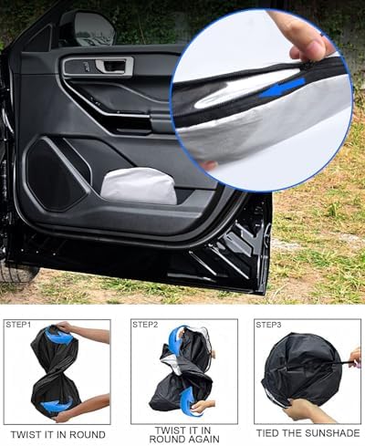 Foldable Front Windshield Sunshade fit for Toyota Tundra 2007-2021 - Image 4