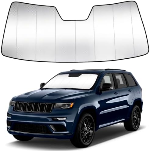 Windshield Sunshade for Jeep Grand Cherokee 2014-2021 by LungsiMotor