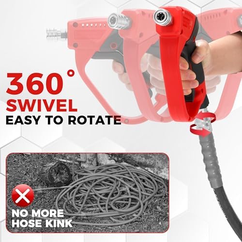 Tool Daily Pressure Washer Gun with 3/8" Swivel Quick Connector, 5000 PSI - Image 4