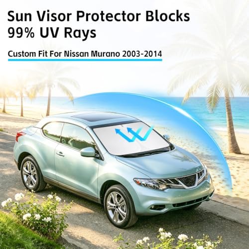 Windshield Sun Shade for Nissan Murano 2003-2014 Sunshade - Image 2