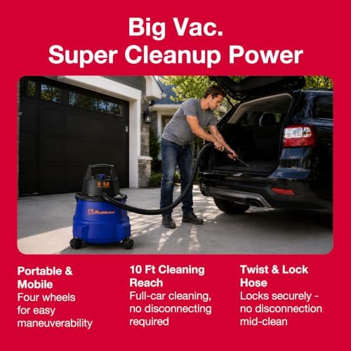 Koblenz WD-9 L212 Wet Dry Vacuum Cleaner, 9 Gallon, 5.0 PHP - Image 2