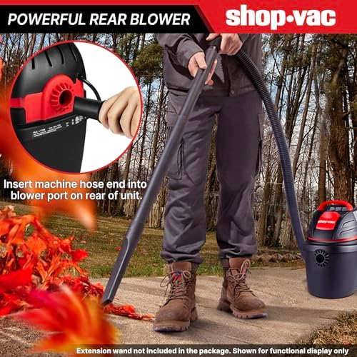 Shop-Vac 9303511 2.5 Gallon 2.5 Peak HP Wet/Dry Vacuum with Blower Function - Image 5