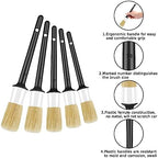 HMPLL 10pcs Detailing Brush Set, White - Image 2