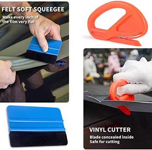 Gomake Vinyl Wrap Tool Kit Car Window Tint Installation Tools Wrapping Kit - Image 2