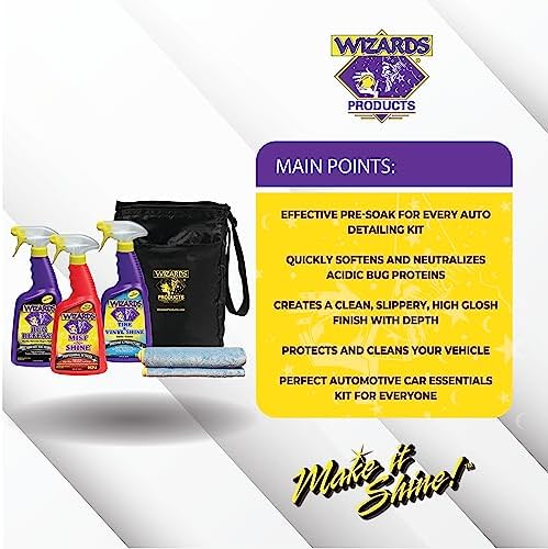 Wizards Automotive Quick Kit - 5-Piece Car & Motorcycle Detail Set - Image 5