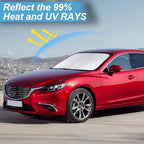Custom Fit Mazda 6 Windshield Sunshade for Mazda 6 2014-2021 Window Shades - Image 4