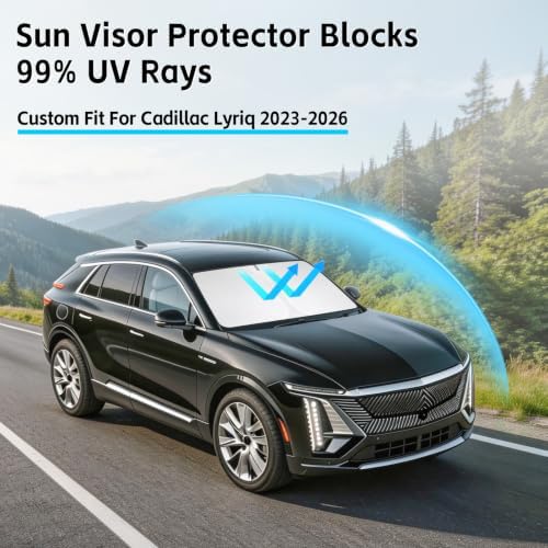 Windshield Sun Shade for Cadillac Lyriq 2023-2026 Sunshade - Image 2