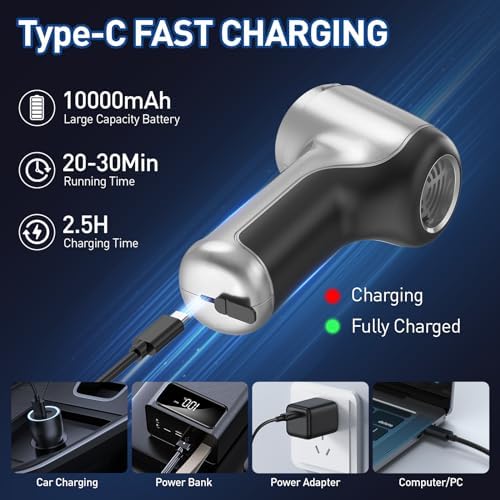 AHNR 20000PA Handheld Car Vacuum Portable Cordless with Brushless Motor - Image 7