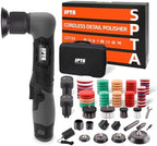 SPTA Cordless Mini Polisher, 12V Cordless Multi Polisher, Micro Cordless Scratches Killer Car Polisher RO/DA Mini Auto Machine Sets With Polishing Pad And Wool Pads for polishing, Sanding and Cleaning by SPTA