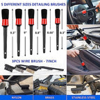 41Pcs Car Cleaning Kit, Interior Detailing Kit with High Power Handheld Vacuum, Detailing Brush Set, Windshield Tool, Snow Shovel, Black Complete Auto Accessories for Women, Men - Image 5