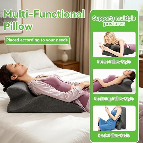Yuanjing Extra Large Ergonomic Memory Foam Wedge Firm Pillow - Image 3