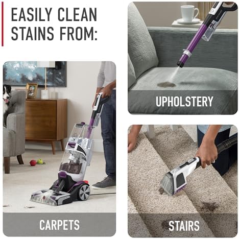 Hoover SmartWash Pet Automatic Carpet Cleaner Machine with Spot Chaser Wand - Image 6