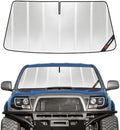 Pigenius Windshield Sun Shade for Toyota Tacoma 2005-2015. Full Coverage Rearview Mirror Shade for Ultimate Protection by Pigenius