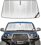 Pigenius Windshield Sun Shade for Toyota Tacoma 2005-2015. Full Coverage Rearview Mirror Shade for Ultimate Protection by Pigenius