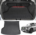 Powerty Trunk Mat for Mercedes-Benz GLE W166 2015-2019 (NOT Fit 2020 GLE 350 with 5 Seats, 2018 550e Hybrid), All Weather TPE Cargo Mat Liner for GLE Rear Trunk by Powerty