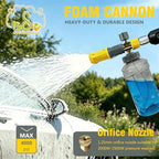ESP Foam Cannon for Pressure Washer, Snow Foam Gun Car Wash, 1.25mm Nozzle, Adjustable Foam, Transparent Graduated Bottle, Stainless Steel Quick Connect, Fits 120-280 Bar - Image 6