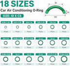 XBVV 265 PCS Automotive AC O Ring and Gasket Seal Kit for R134a R12 - Image 2