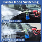 FENG PAI Foam Cannon Dual-Connector Accessory, Pressure Washer Double Tip Attachment for Soap Cannon with 7PCS Pressure Washer Sprayer Nozzles for Car Wash,1/4" Quick Connect, Without Foam Cannon - Image 2