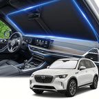 Windshield Sun Shade for Mazda CX-90 2024 2025 2026 Sunshade Front Window Shade Custom Fit CX90 Accessories Sun Visor Foldable Shade Blocks UV Rays Accessories by AuyNeas