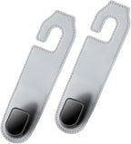 Car Seat Headrest Hook, 2PCS Vehicle Seat Back Hangers Organizer for Handbag Purse Coat, Automotive Interior Headrest Storage Hooks, Universal for SUV Automobile Truck (Gray) - Image 7
