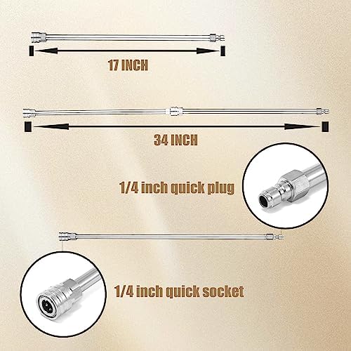 RIDGE WASHER Pressure Washer Extension Wand, 17 Inch, Stainless Steel - Image 2