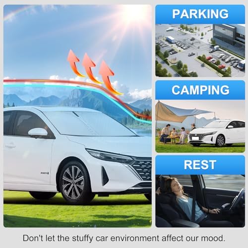 Custom Fit Windshield Sun Shade for Nissan Sentra 2020-2026 - Image 6