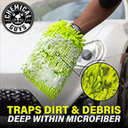 Chemical Guys Chenille Premium Scratch-Free Microfiber Wash Mitt for Car Washing,Lime Green,Ultra-Soft Car Wash Gloves,Swirl-Free Finish,Safe for Trucks,SUVs,Motorcycles,and More,(Pack of 24) - Image 4
