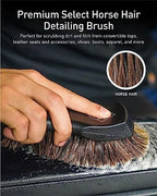 Fantasticlean 9PCS Car Detailing Brush Set, Interior Leather Cleaning - Image 4