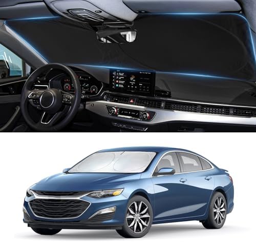 Sun Shade for Chevrolet Chevy Malibu 2016-2025 2026 Windshield Sunshade by INSAUTO