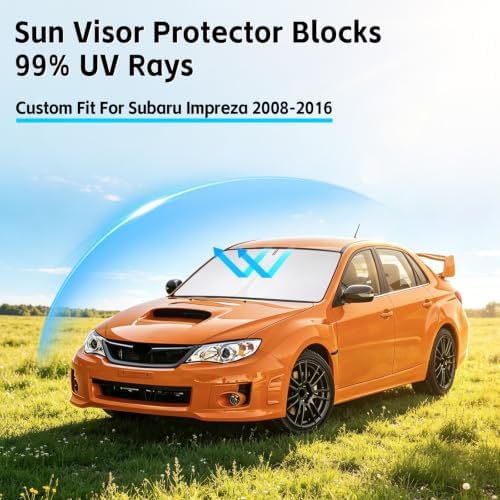 Windshield Sun Shade for Subaru Impreza 2008-2016 Sunshade - Image 2