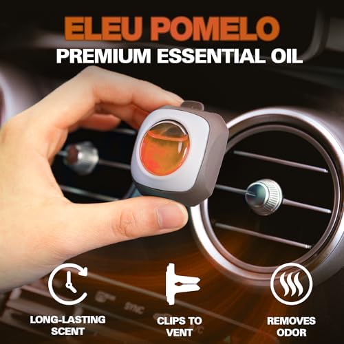 Air Jungles Eleu Pomelo Scent Car Air Freshener Vent Clip 6 Ct - Image 2