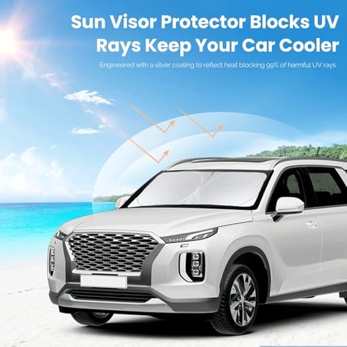 Sunshade for Hyundai Palisade 2020-2024 2025 2026 Car Sun Shade Windshield - Image 5