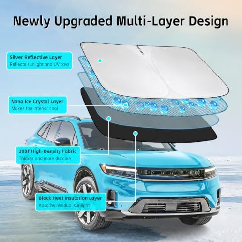 Windshield Sun Shade for Honda Prologue 2024-2026 Sunshade - Image 3
