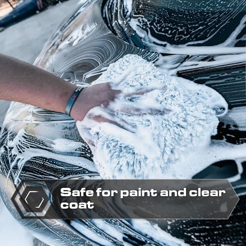 Blackline Microfiber Car Wash Mitt 9"x11" - Scratch & Swirl-Free Plush - Image 6
