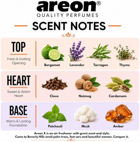 Mon Areon - Modern Classic - Hanging Car and Home Air Freshener - Beverly Hills Scent - 12 Pack - Image 3