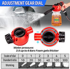 16 IN 1 Car Wash Foam Gun,Adjustable Hose Wash Sprayer for Car/Garden Clean - Image 5