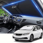 Windshield Sun Shade for Honda Civic 2006-2015 Sunshade Front Window Shade Custom Fit Civic Accessories Sun Visor Foldable Shade Blocks UV Rays Accessories by AuyNeas