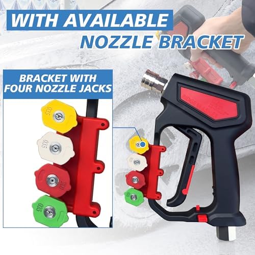 RIDGE WASHER Pressure Washer Gun 5000 PSI with Nozzle Bracket - Image 2
