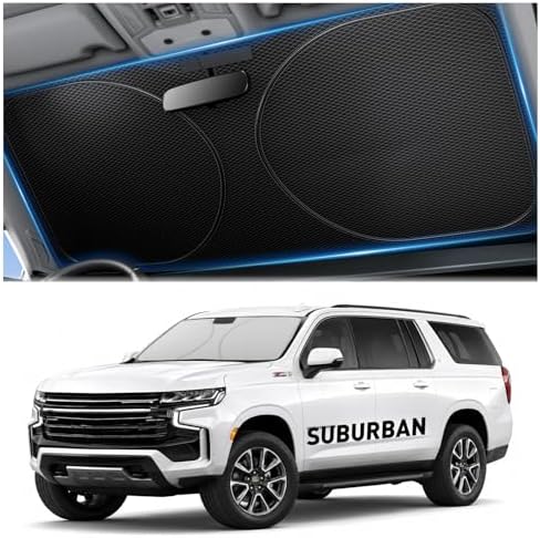 Zanch Windshield Sun Shade for Chevrolet Suburban 2015-2026 by Zanch
