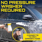 Foam King™ Gun Car Wash + Power Foam Car Wash Soap Strip (10ct = 5 Car Washes) - Connects to Garden Hose, Ultimate Scratch Free Cleaning Snow Blaster Cannon Washing - Image 4